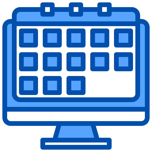 calendario xnimrodx Blue icona