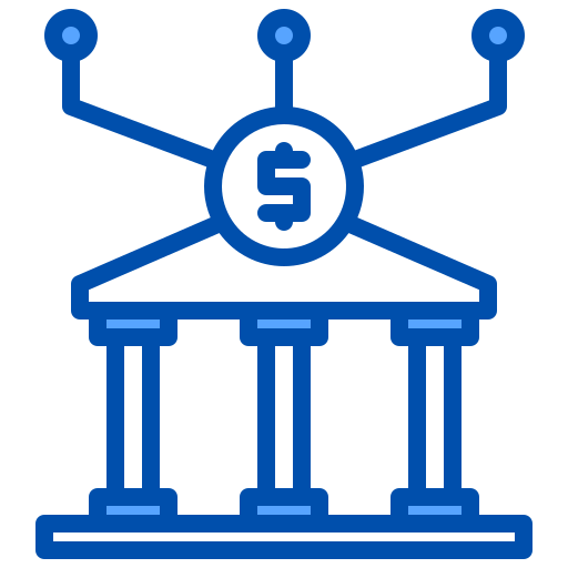 은행업 xnimrodx Blue icon