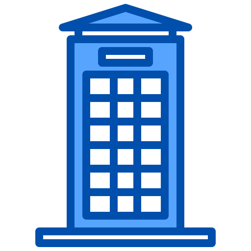 telefono pubblico xnimrodx Blue icona