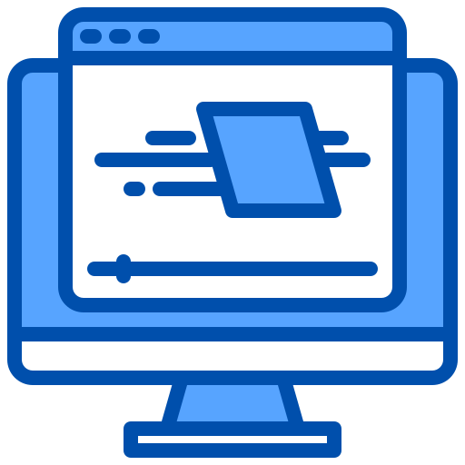 モーショングラフィックス xnimrodx Blue icon