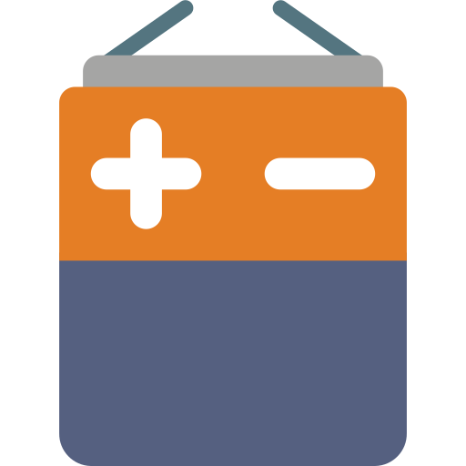 batterie Basic Miscellany Flat icon