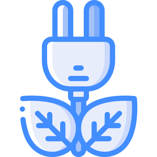 plug Basic Miscellany Blue icoon