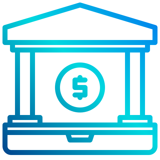 Online banking xnimrodx Lineal Gradient icon
