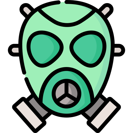 máscara de gás Special Lineal color Ícone