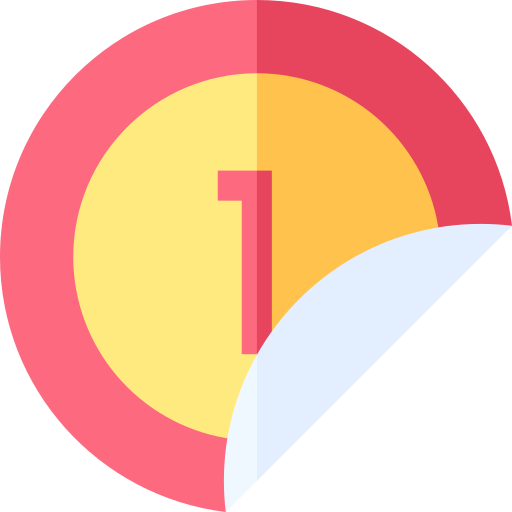 pegatina Basic Straight Flat icono
