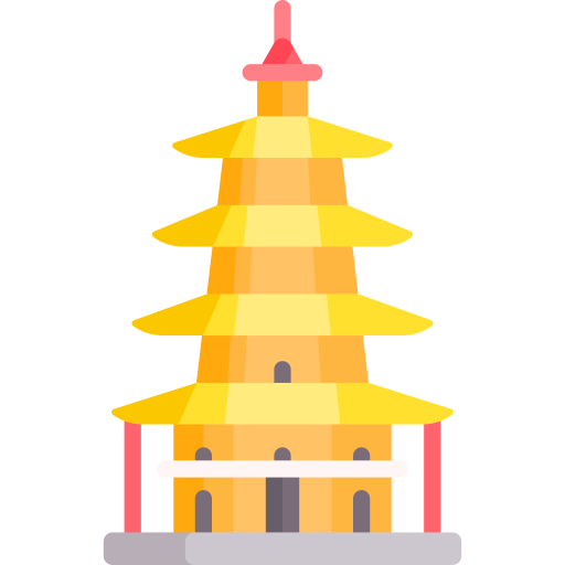pagoda de dragón y tigre Special Flat icono