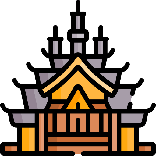Sanctuary of truth Special Lineal color icon