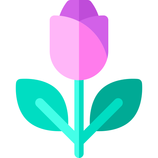 Rose Basic Rounded Flat icon