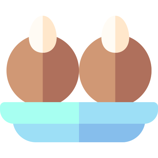 gulab jamun Basic Rounded Flat icon