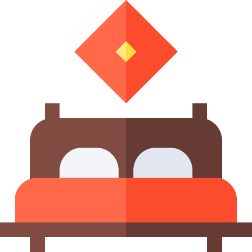 Bed Basic Straight Flat icon