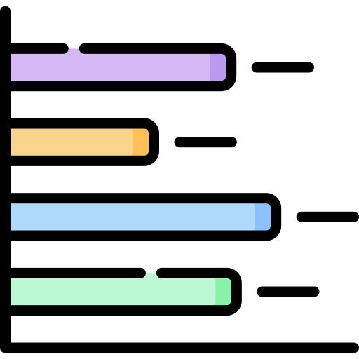 diagramme à bandes Special Lineal color Icône