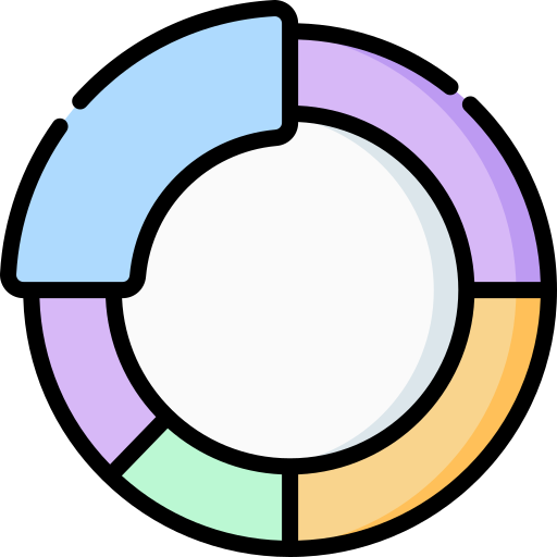 diagramme circulaire Special Lineal color Icône