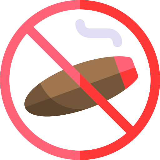 vietato fumare Basic Rounded Flat icona