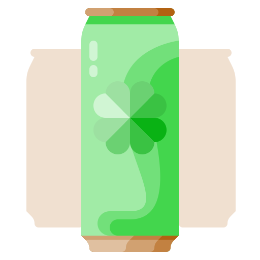 latas de cerveza Generic Flat icono