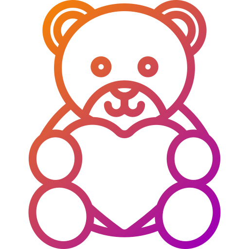 Teddy bear Generic Gradient icon