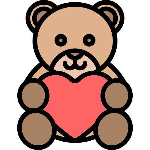 Teddy bear Generic Outline Color icon