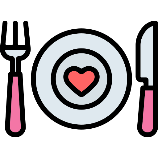 夕食 Generic Outline Color icon