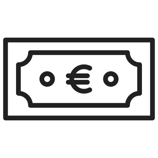 euro Generic Detailed Outline ikona