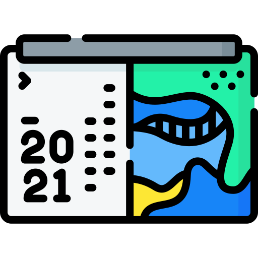 kalendarz Special Lineal color ikona