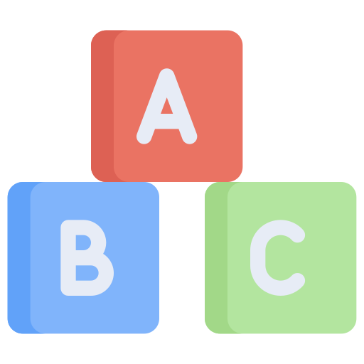 abc-blok Generic Flat icoon