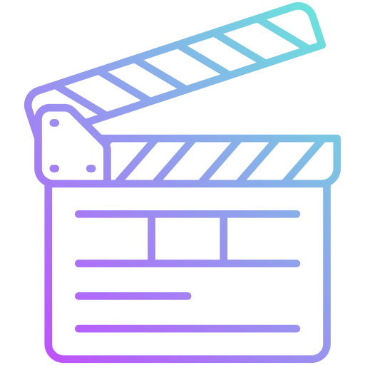clapperboard Generic Gradient icon