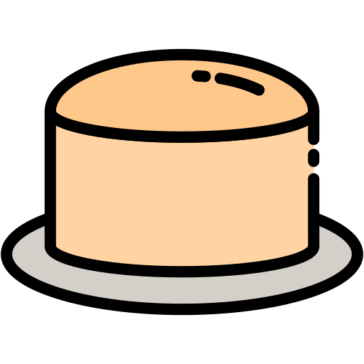Sponge cake Generic Outline Color icon