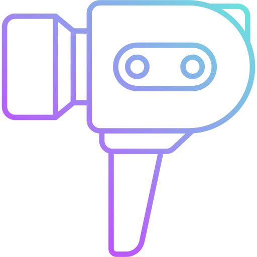 camara de video Generic Gradient icono