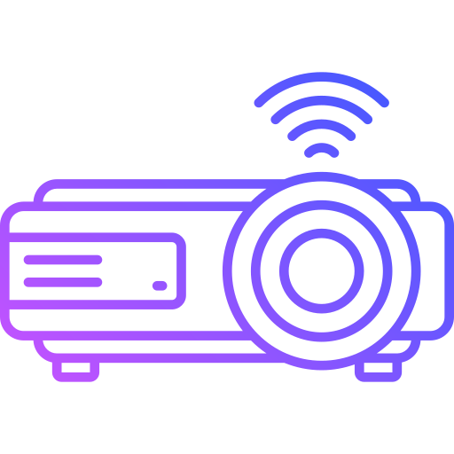 Video projector Generic Gradient icon