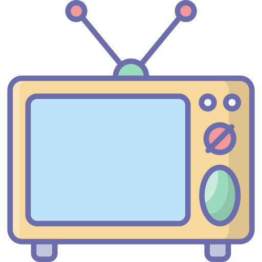 télévision Generic Outline Color Icône