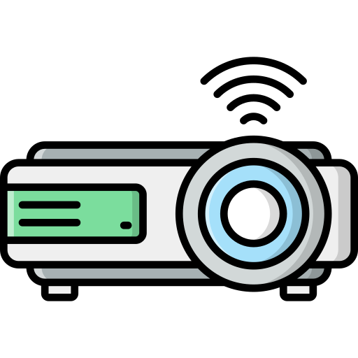 Video projector Generic Outline Color icon