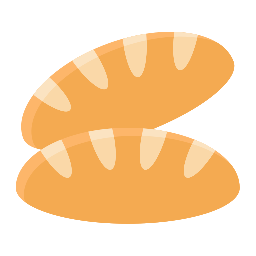 французский хлеб Generic Flat иконка