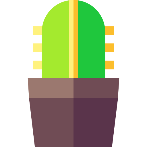 Cactus Basic Straight Flat icon