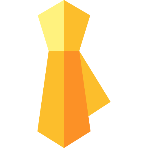 krawat Basic Straight Flat ikona