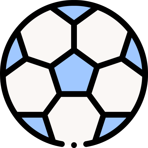 Soccer ball Detailed Rounded Lineal color icon