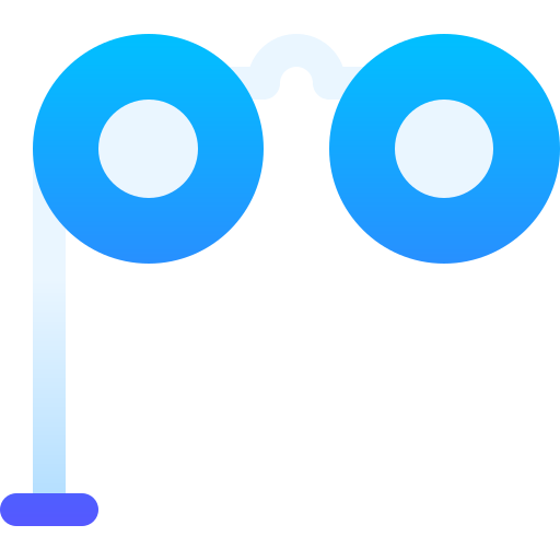 双眼鏡 Basic Gradient Gradient icon
