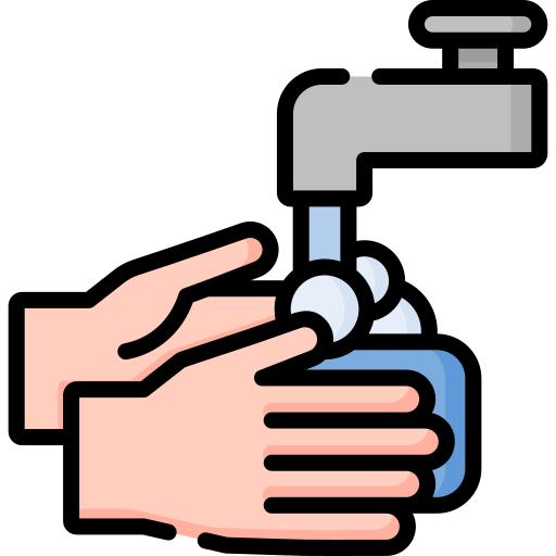 lavarsi le mani Special Lineal color icona