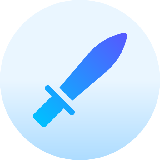 miecz Basic Gradient Circular ikona