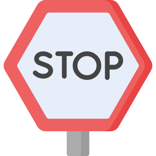 segnale di stop Special Flat icona