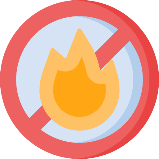 kein feuer Special Flat icon