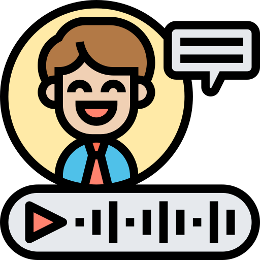Voice message Meticulous Lineal Color icon