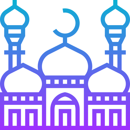 moskee Meticulous Gradient icoon