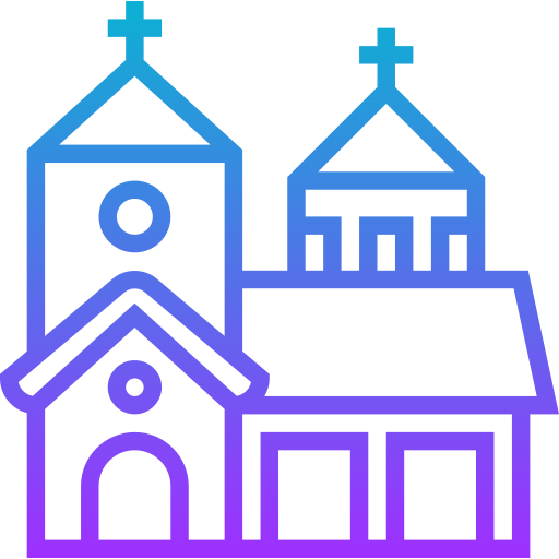 iglesia Meticulous Gradient icono