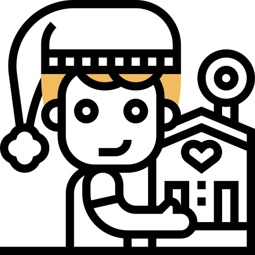 domek z piernika Meticulous Yellow shadow ikona