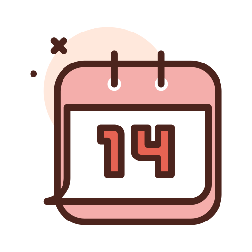 Calendar Darius Dan Lineal Color icon