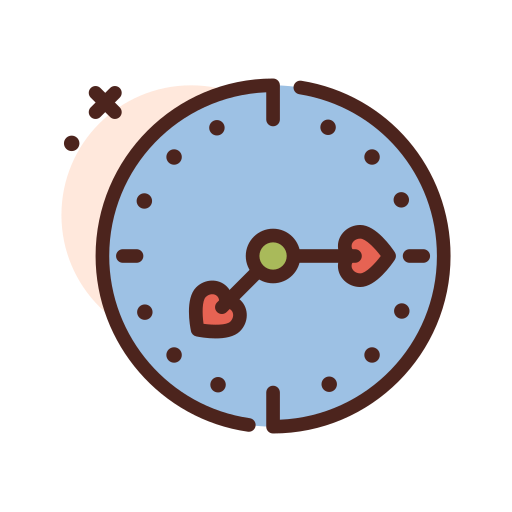 reloj Darius Dan Lineal Color icono