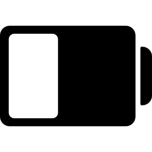 simbolo di stato della batteria  icona