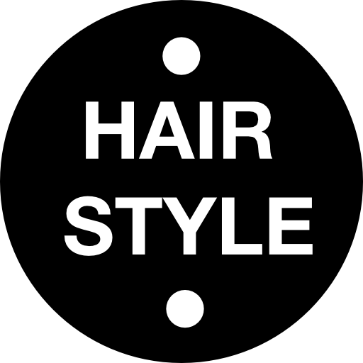 Hair style medal  icon