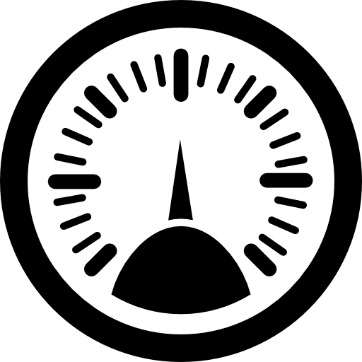tachometer zur steuerung der fahrzeuggeschwindigkeit  icon