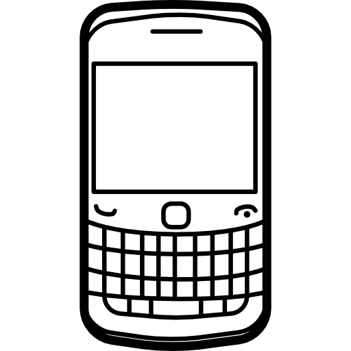 telefoon met knoppentoetsenbord  icoon