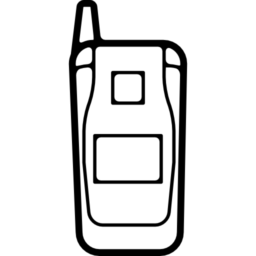 téléphone portable avec outil de suspension  Icône